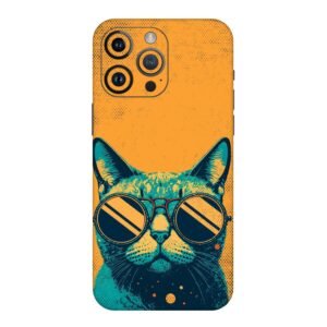 Smart Cat Wear Sunglasses Mobile Skin