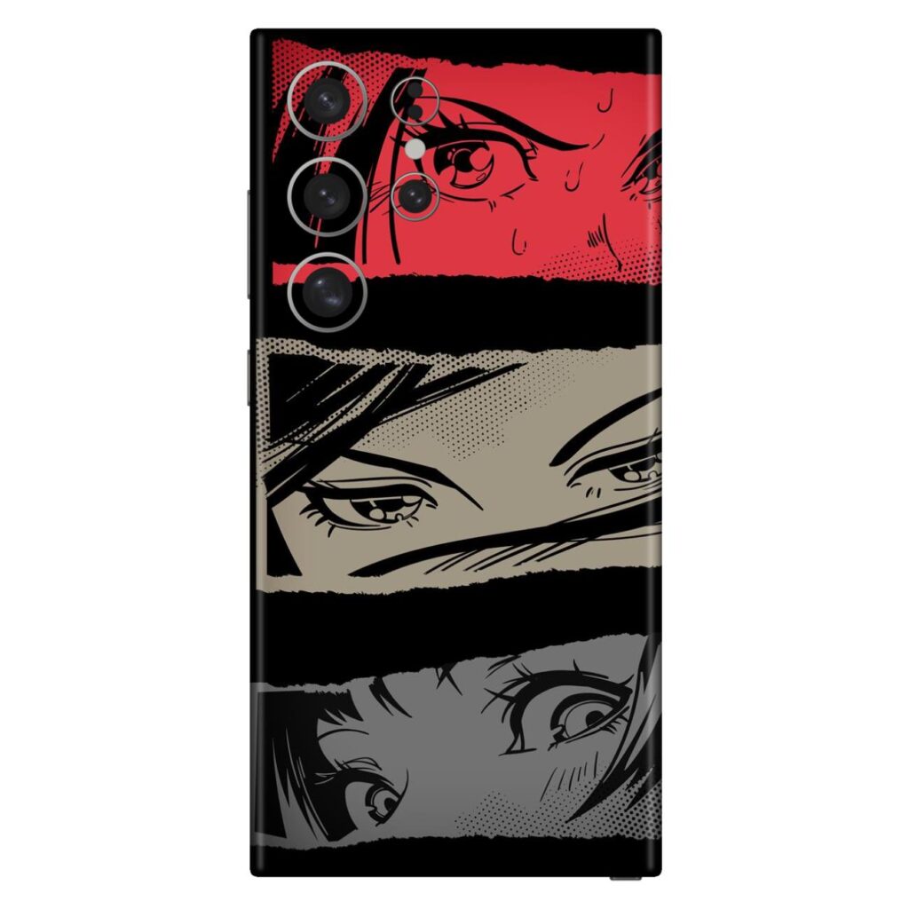 Girl's Eyes Art Mobile Skin