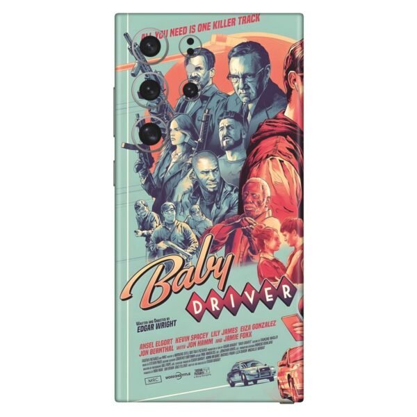 Baby Driver Movie Poster Mobile Skin