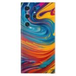 Multicolor Painting Liquid Art Mobile Skin