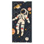 Astronaut In Solar Cartoon Mobile Skin