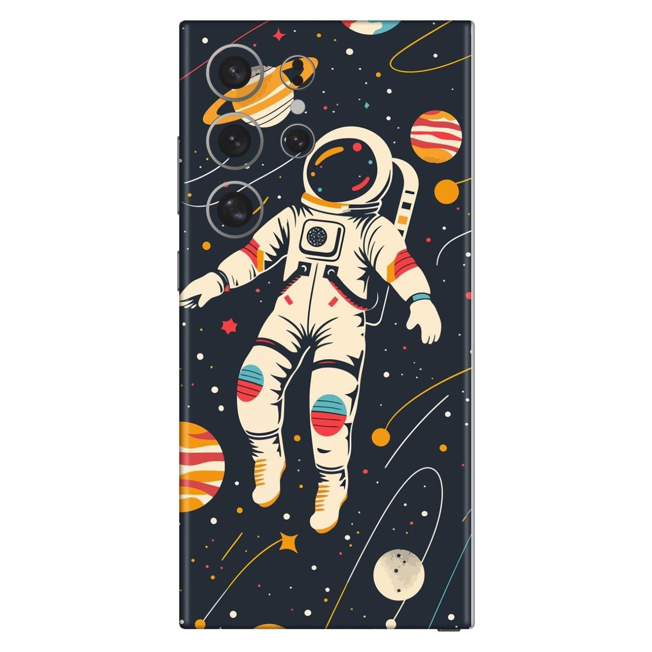 GD0724A083.jpg Astronaut In Solar Cartoon Mobile Skin - Image 1