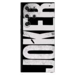 Joker Distressed Black and White