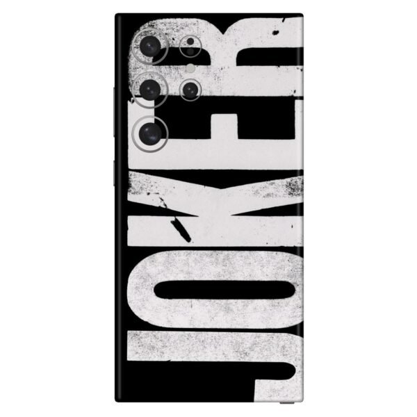 Joker Distressed Black and White