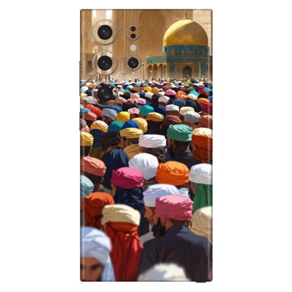 Golden Mosque Islamic Design