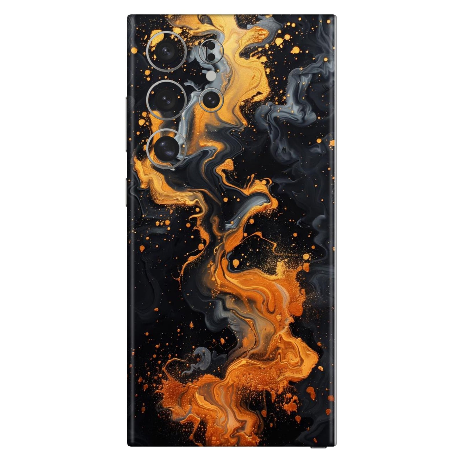 GD0524A046 Luxury Black Gold Marble