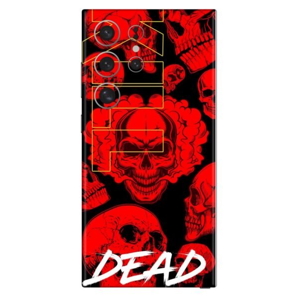 Dead Skull Red And Black