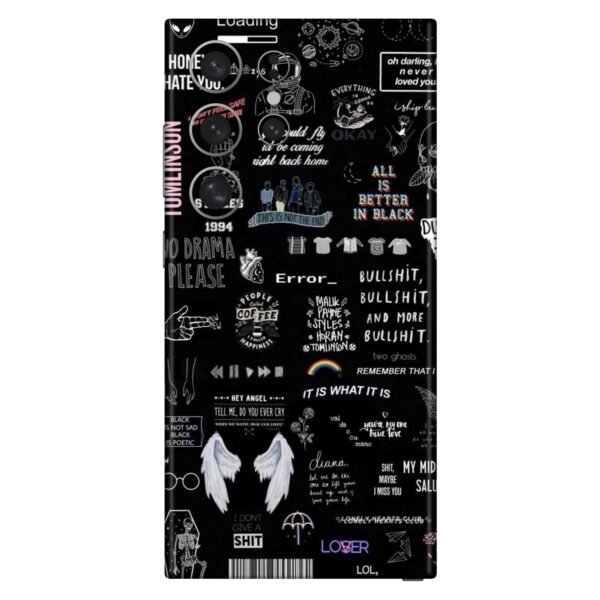 One Direction Fandom Art Black & White