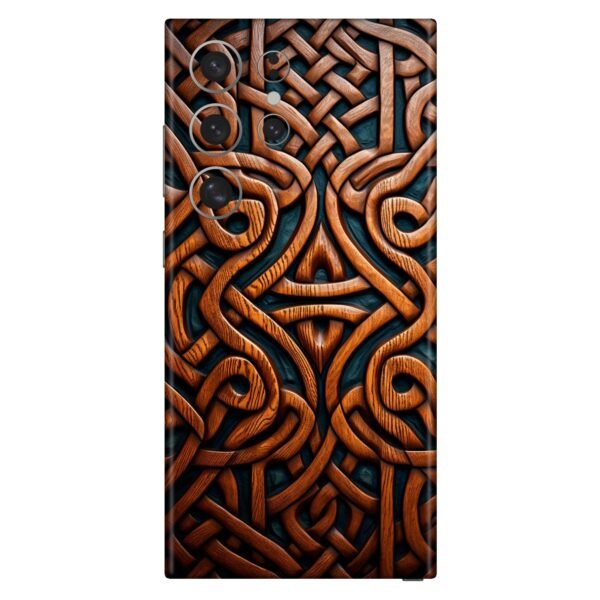 Celtic Knotwork Wood Texture