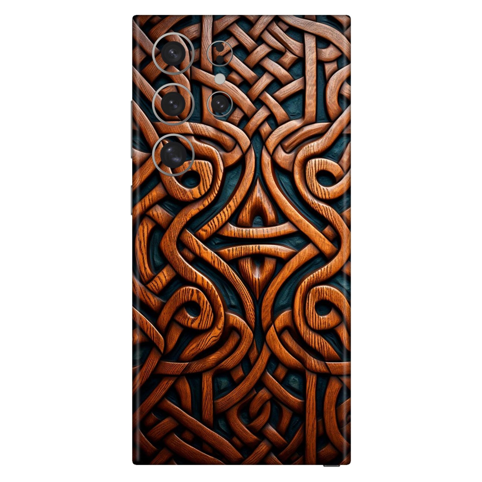 GD0524A080 Celtic Knotwork Wood Texture