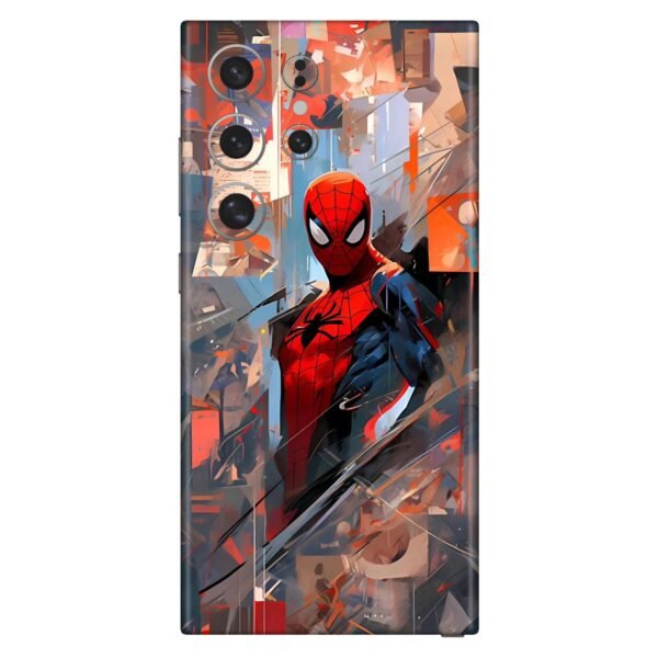 Spiderman Abstract Art