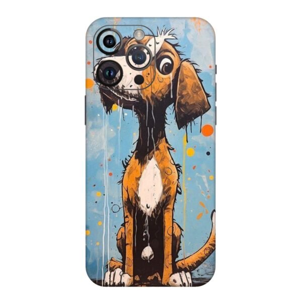 Abstract Whimsical Painted Dog