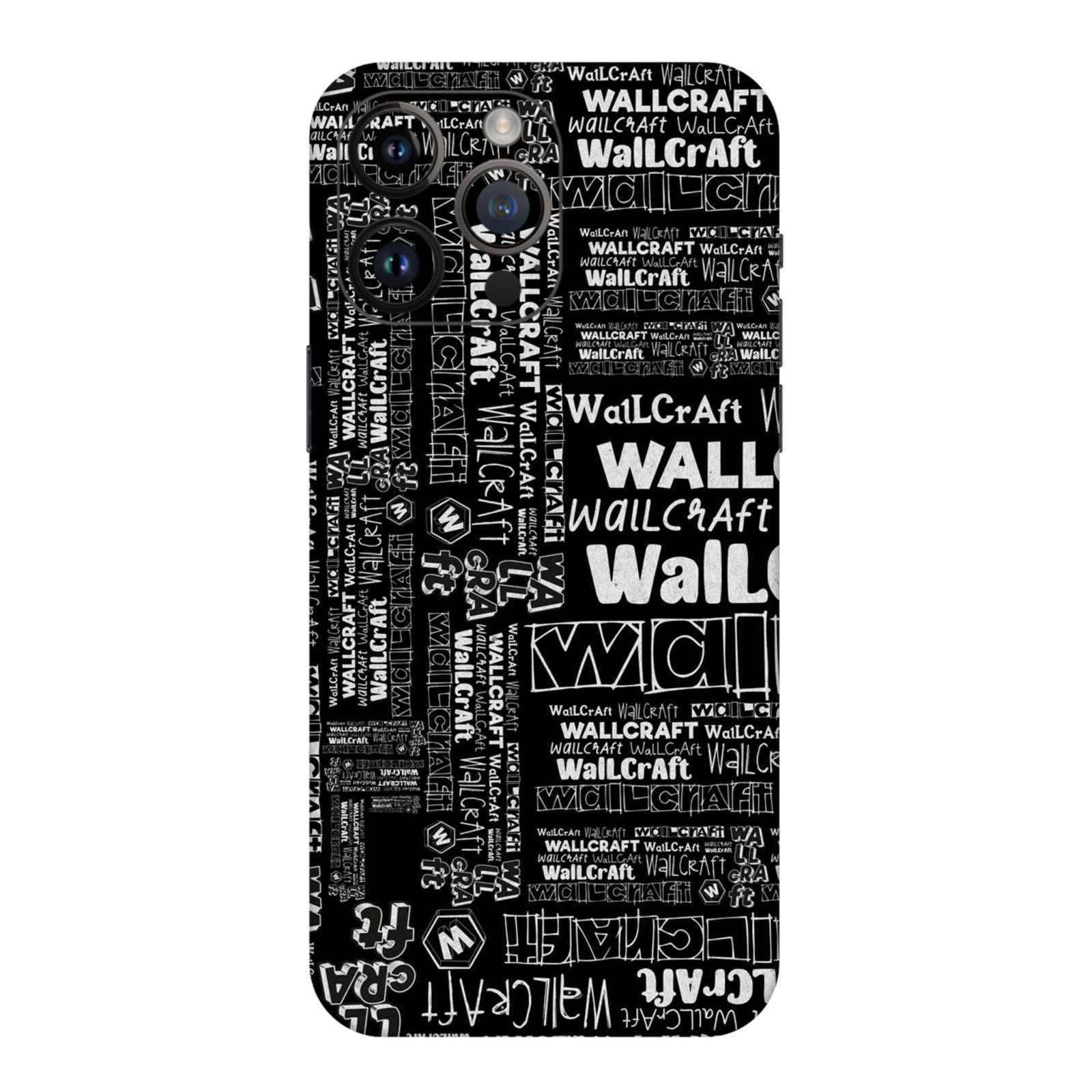 GD0524A190 Black And White Text Pattern